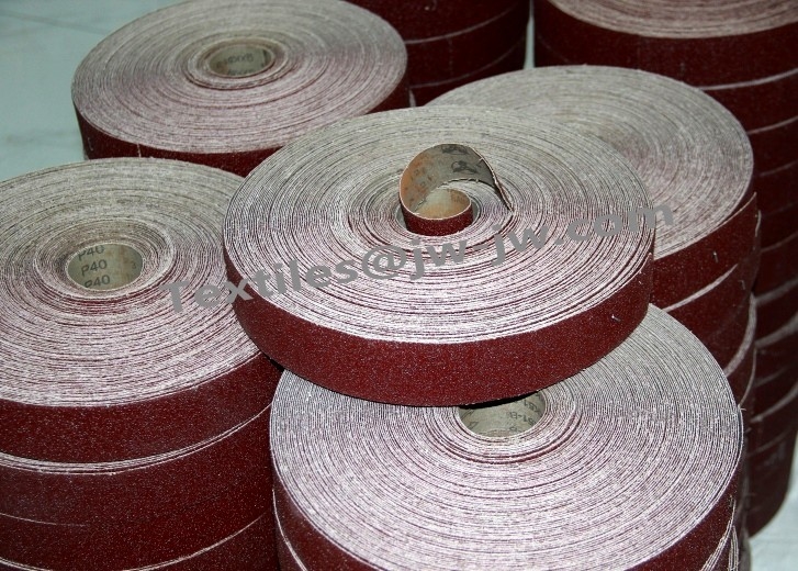 Woven Abrasive Width 2'' / 50mm L=50 M-Roll P40 Weaving Loom Spare Parts Weight 3.5kg