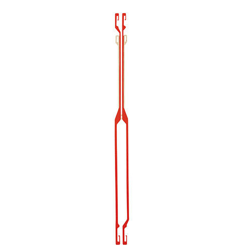 380mm J Type Leno Healds Red Plastic JW-0088 For Weaving Loom